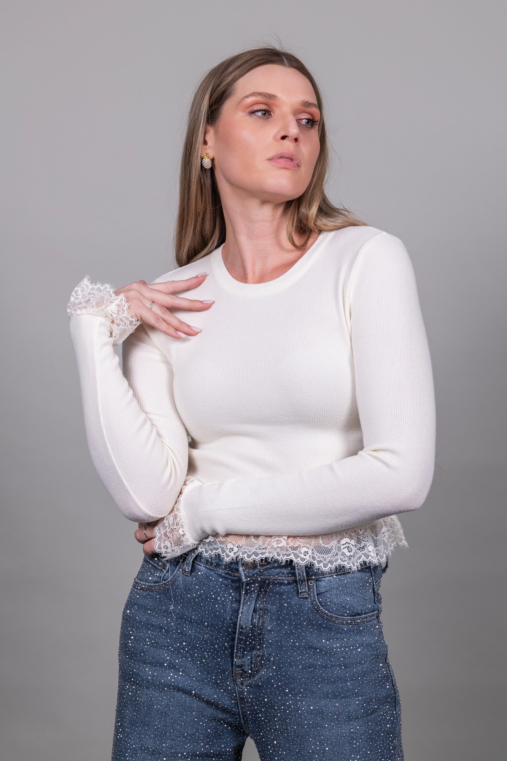 1946 Μπλούζα με δαντέλα - Image 1